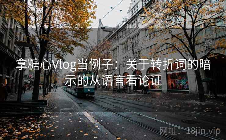 拿糖心Vlog当例子：关于转折词的暗示的从语言看论证